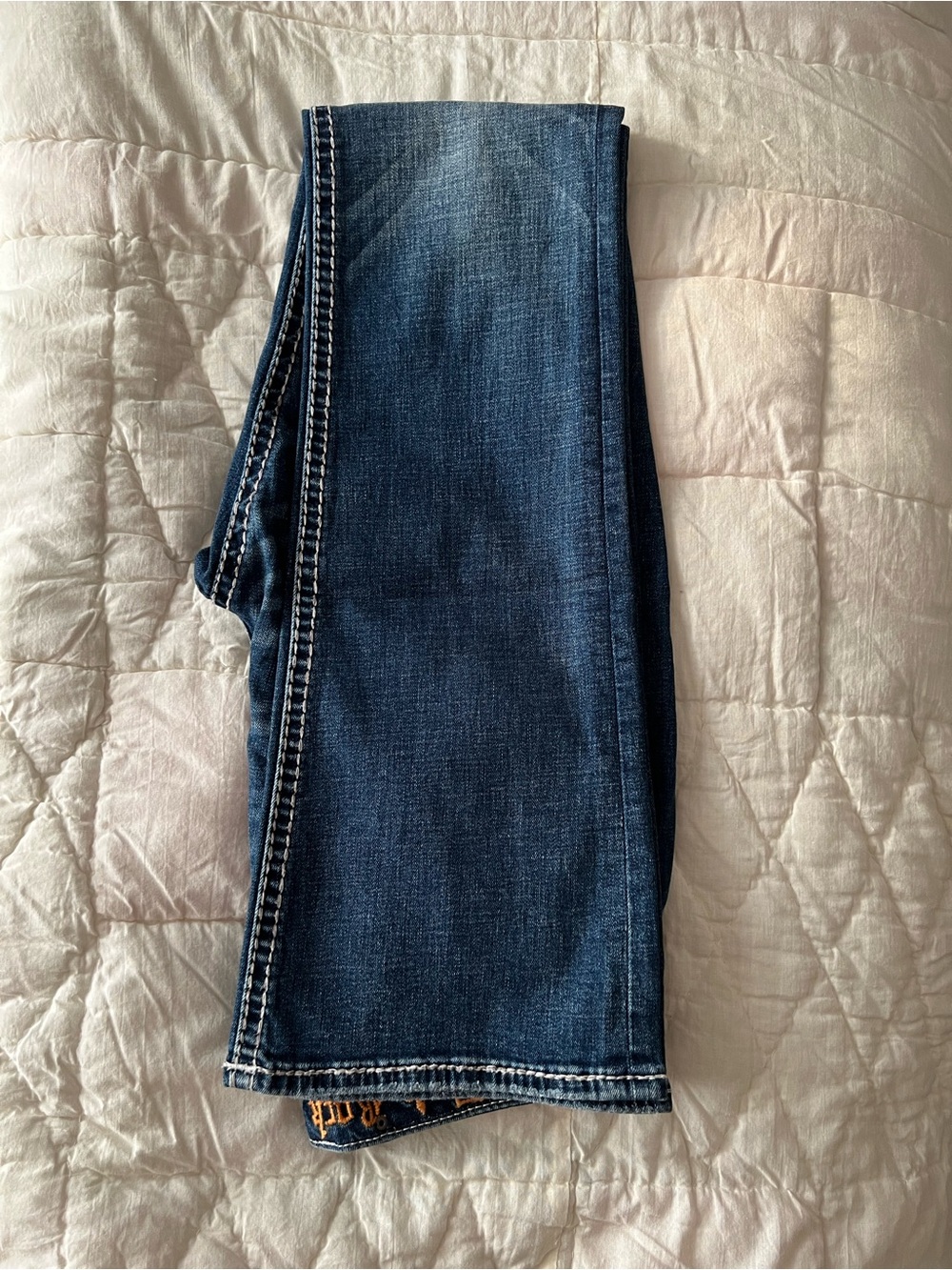 Miss Me Rock Revival Tania Dark Denim Jeans - Picture 5 of 5